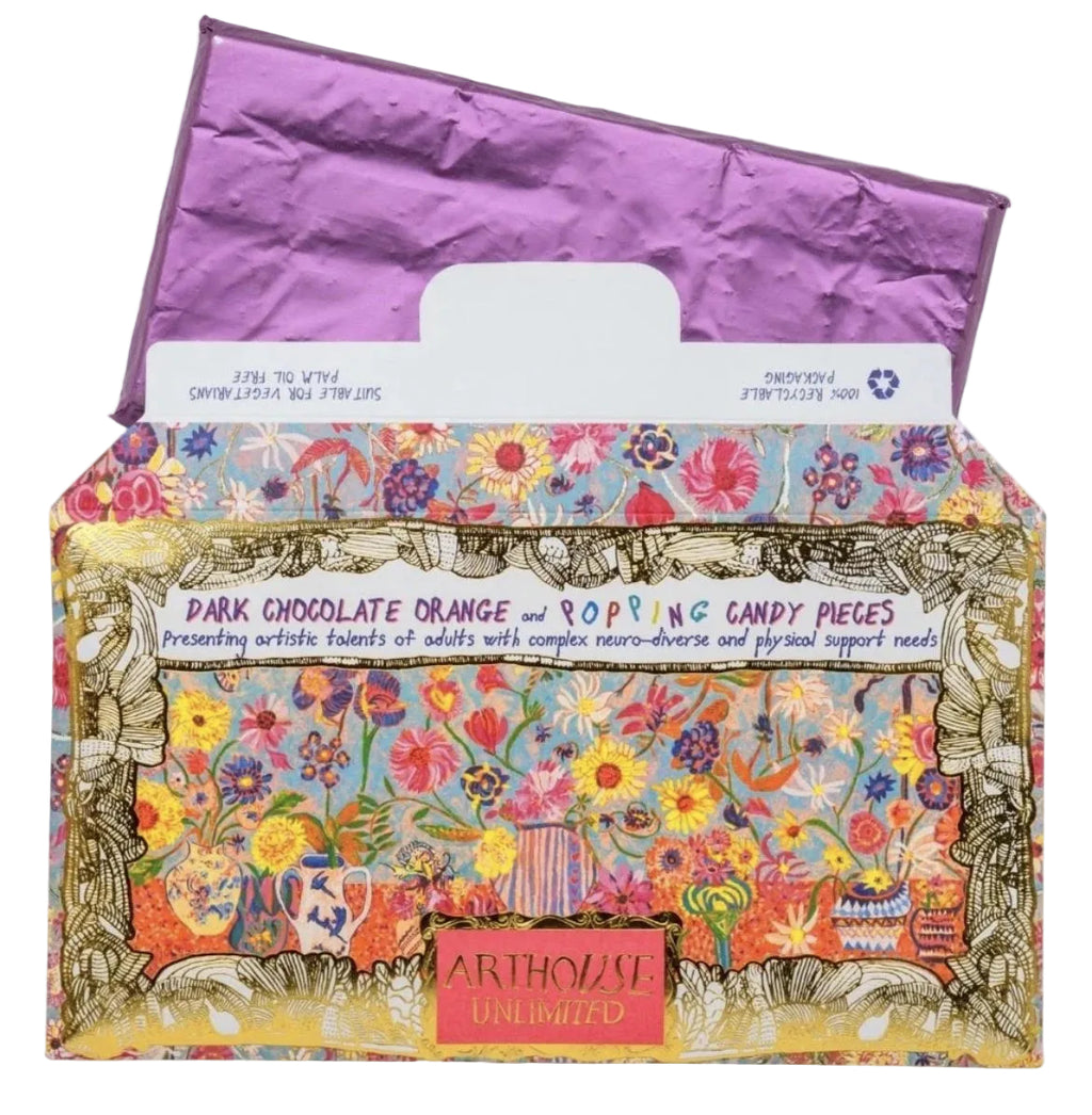 Arthouse Unlimited Bee Free, Dark Chocolate Bar with Honeycomb 85g