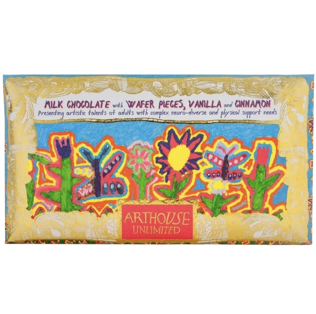 Arthouse Unlimited Most Beautiful Garden, Milk Chocolate Bar 85g