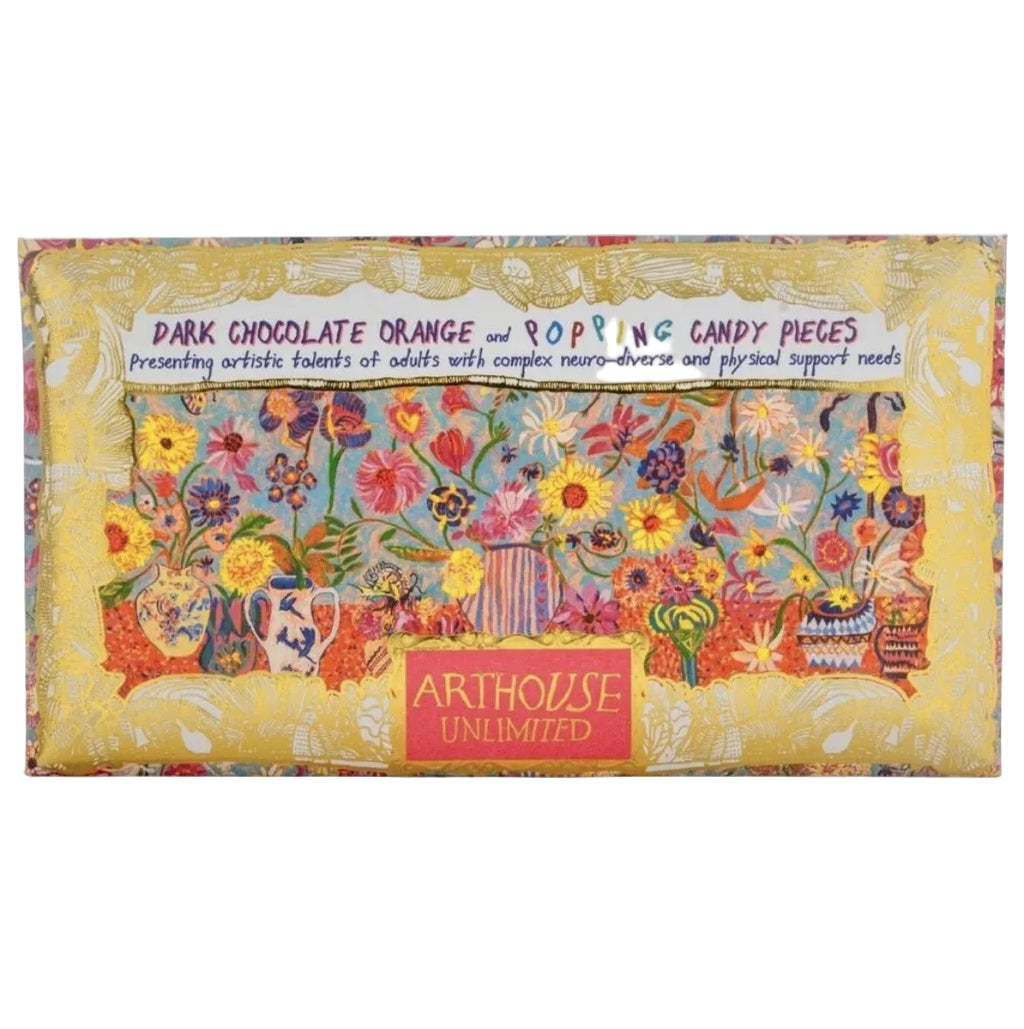 Arthouse Unlimited Bee Free, Dark Chocolate Bar with Honeycomb 85g