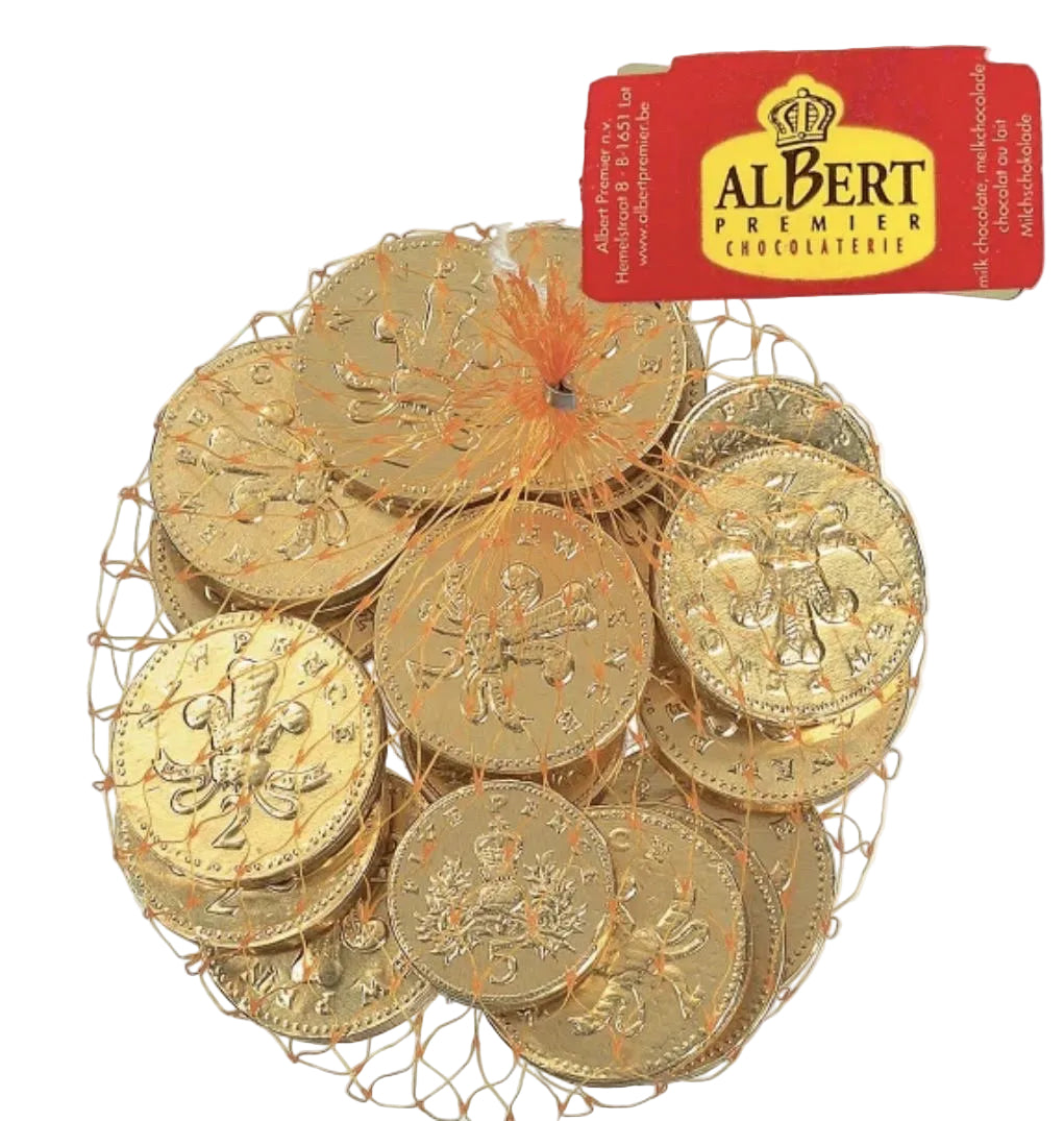 100g net of Belgian Chocolate Coins