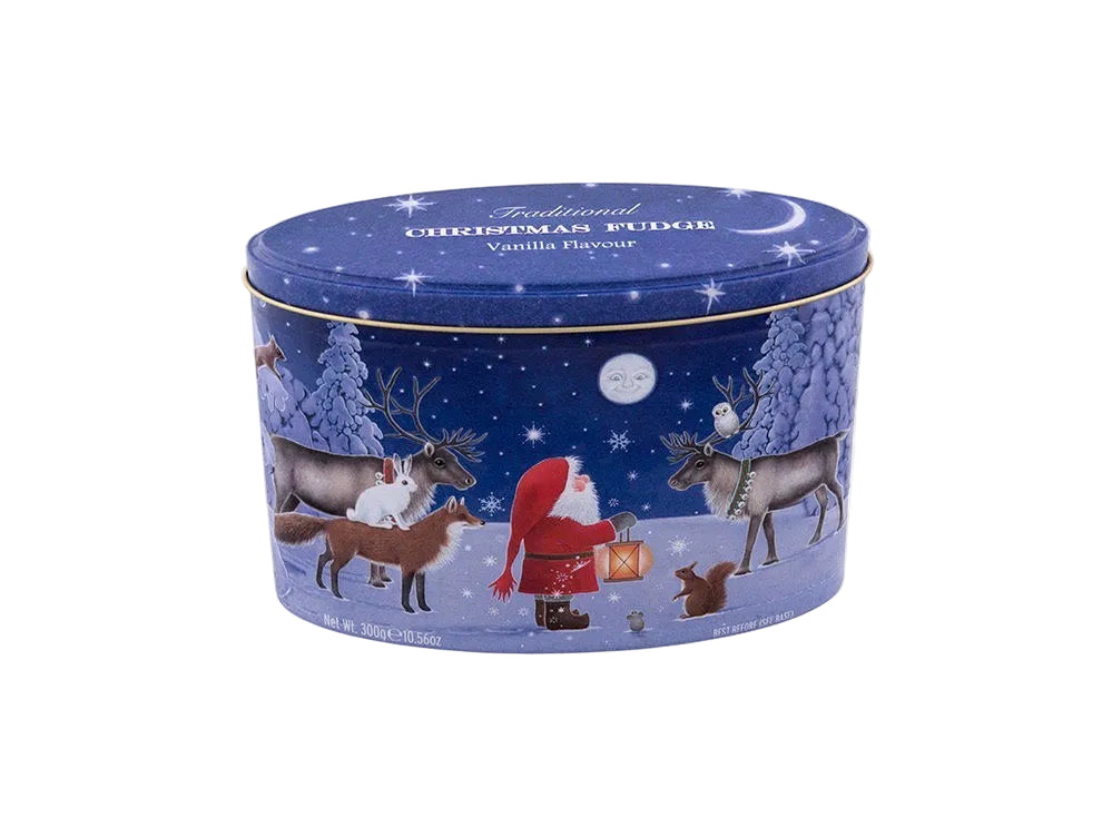 Gardiners of Scotland Christmas Santa & Moon Vanilla Fudge Tin 300g